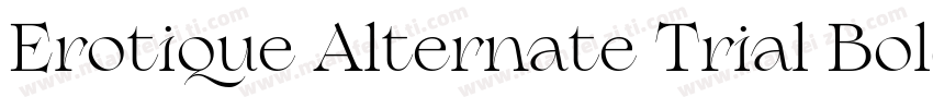 Erotique Alternate Trial Bold字体转换